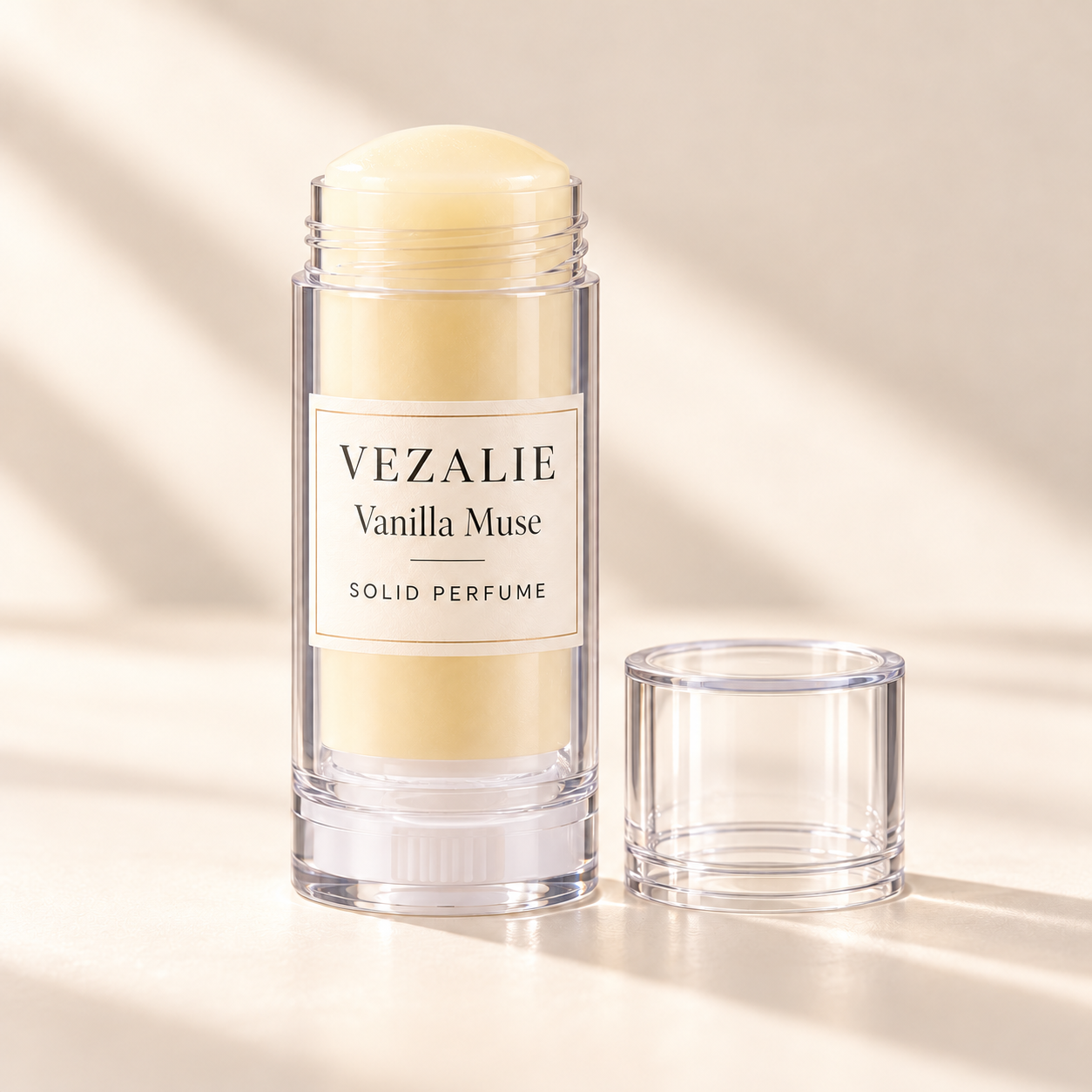 VEZALIE Vanilla Muse solid perfume packaging concept